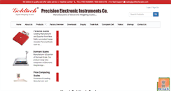 Desktop Screenshot of goldtechscales.com